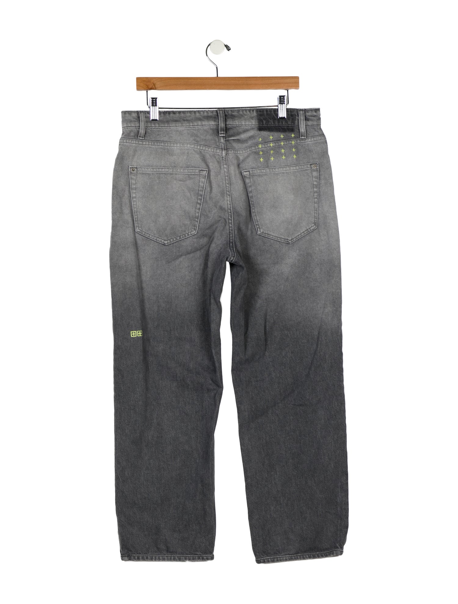 Ksubi High-Rise Straight Leg Jeans